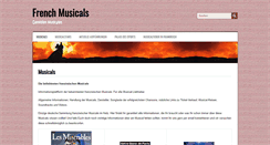 Desktop Screenshot of french-musicals.de