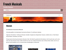 Tablet Screenshot of french-musicals.de
